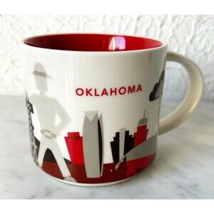 Starbucks Mug Oklahoma You Are Here Collection - 2016 Starbucks Coffee Cup